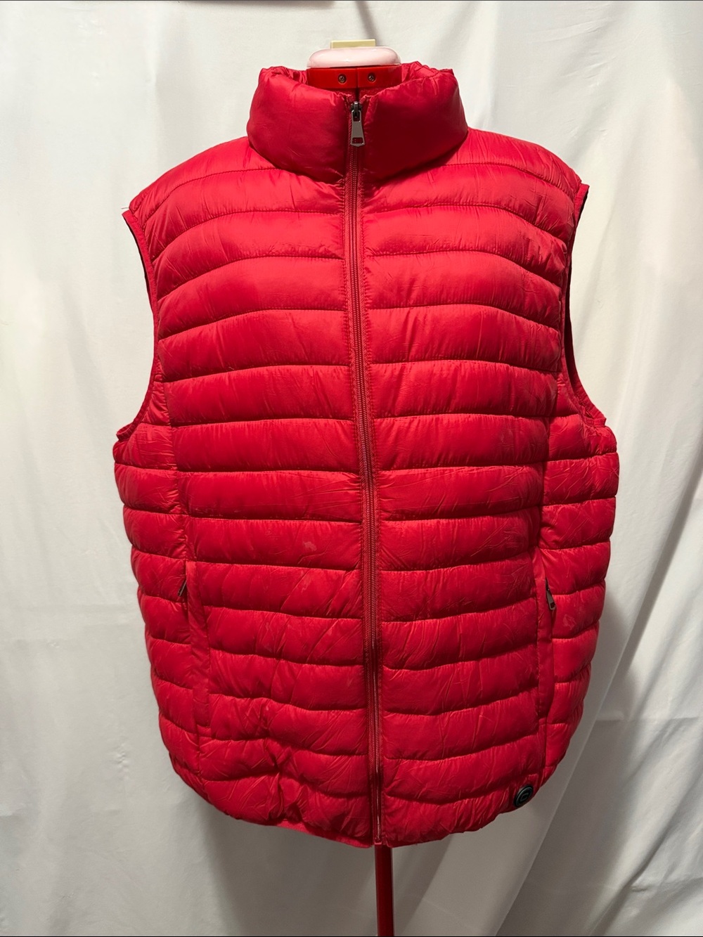 Red Quilted Puffer Vest